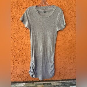 Gray Ruched Side Women’s dress